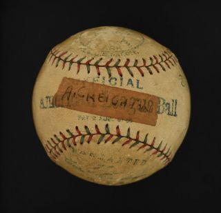 Circa 1920 Babe Ruth Single Signed OAL (Johnson) Baseball PSA/DNA V12851 6