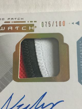Nicolas Roy 2018 - 19 Sp Authentic Future Watch Autographed Patch /100