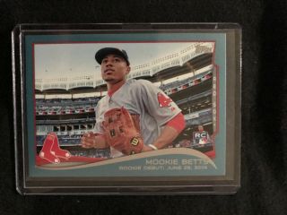 Mookie Betts Rc 2014 Topps Update Us301 Blue Parallel