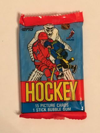 1984 - 85 Topps Hockey Wax Pack