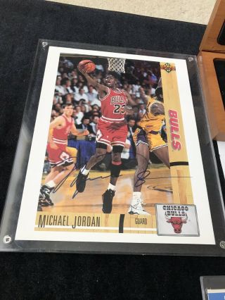 1992 Michael Jordan UDA Auto Ceramic Signature Set 350/1000,  87/88 Fleer/Jumbo 6