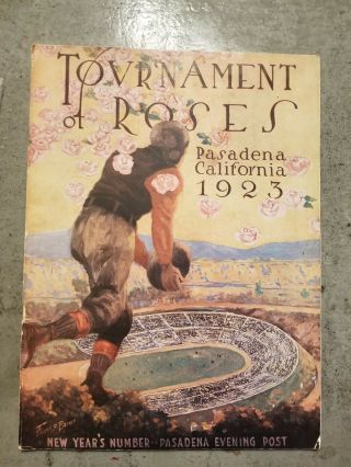 1923 Rose Bowl Penn State Vs Usc Program Tournament Of Roses Program Scarce