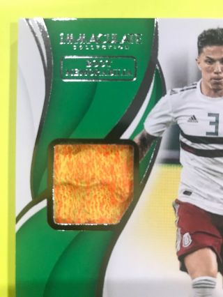 Carlos Salcedo 2018 - 19 Immaculate Soccer Boot Memorabilia Patch SP 45/50 Mexico 2
