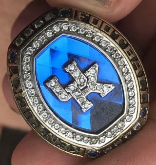 2017 Kentucky wildcats taxslayer football bowl champions championship ring 6