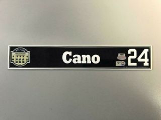 2008 Yankee Stadium Game Final Season Robinson Cano Name Plate Locker Tag