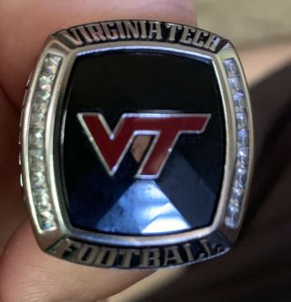 Virginia Tech Hokies Player Championship Russell Athletic Bowl Ring Football