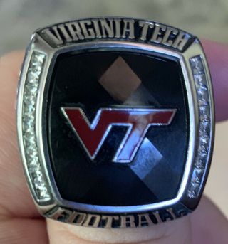 Virginia Tech Hokies Player Championship Russell Athletic Bowl Ring Football 2