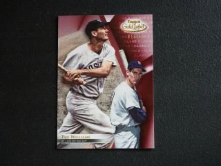 2018 Topps Gold Label Ted Williams Class 3 Red Parallel 01/25 Nmmt,