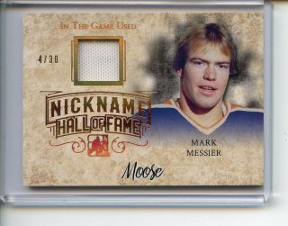 2017 - 18 In The Game The Nickname Hall Of Fame Mark Messier 4/30