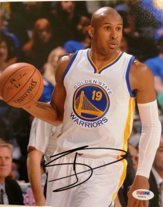 Leandro Barbosa Signed 8x10 Photo Golden State Warriors Nba Champs Psa Y22571