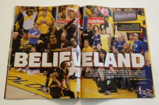 Sports Illustrated June 27th 2016 LeBron James Cleveland Cavaliers NBA Trophy 3