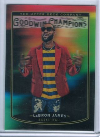 19 Goodwin Champions Lebron James Splash Of Color 3 - D Lenticular Bounty Code