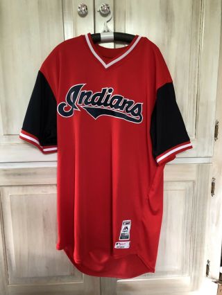 Brad Hand Game Jersey,  Cleveland Indians,  Players Weekend,  MLB Auth 2