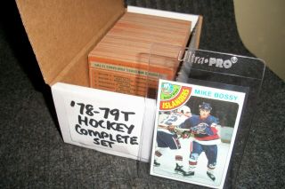 1978 - 79 Topps Hockey Complete Set 264 Cards Ex,  - Mt Mike Bossy Rc
