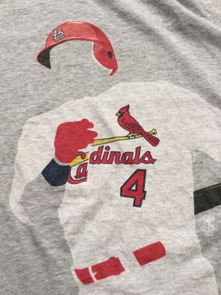 Nike Yadi Yadier Molina St.  Louis Cardinals Men’s Tee T - Shirt - Sz L Large 3
