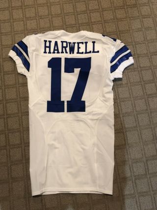 Harwell 17 Dallas Cowboys Game Issued Jersey