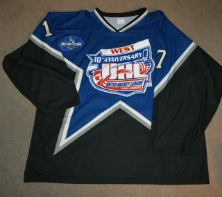 Mike Figliomeni 2001 Uhl Hockey All Star Game Worn Jersey Rockford Icehogs