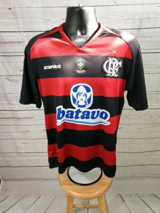 Flamengo Jersey Adult Small 2010 2011 Home Shirt Olympikus Football /soccer