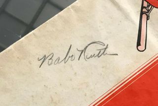 BABE RUTH Signed 1931 World Series Program Autographed AUTO JSA LOA Yankees HOF 2