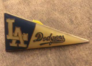La Dodgers Pennant Pin.  With Rubber Back.