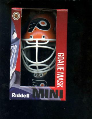 Philadelphia Flyers Riddell Mini Hockey Goalie Mask Helmet