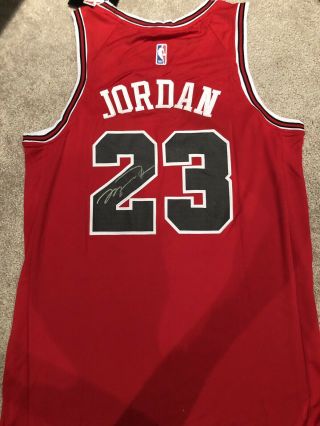 Michael Jordan Autographed Authentic Nike Jersey Bulls 2