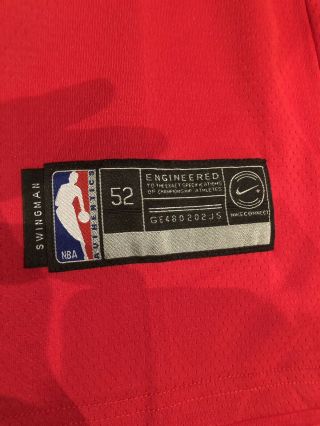 Michael Jordan Autographed Authentic Nike Jersey Bulls 3