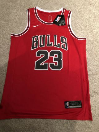 Michael Jordan Autographed Authentic Nike Jersey Bulls 4