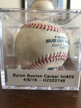 Byron Buxton Twins Game Mlb Baseball Career Hit 29