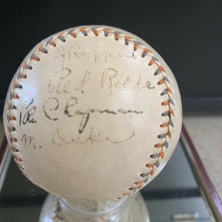 Autographed Babe Ruth 1932 York Yankees Team Signed Baseball JSA PSA DNA Not 3