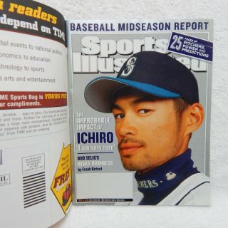 Sports Illustrated July 8,  2002 Cover Ichiro