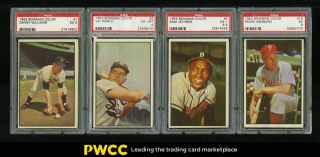 1953 Bowman Color Mid - Grade Complete Set Berra Mantle Ford Musial,  Psa (pwcc)