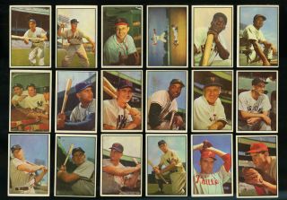 1953 Bowman Color Mid - Grade COMPLETE SET Berra Mantle Ford Musial,  PSA (PWCC) 2