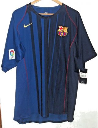 Barcelona 2004 Authentic Football Shirt By Nike Xxl With Tags