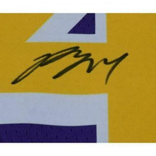 BRANDON INGRAM Autographed Purple Los Angeles Lakers Jersey FANATICS 4