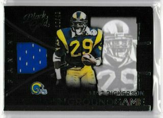 Eric Dickerson 2015 Black Gold Golden Ground Game Jersey Ggg - Ed Rams White /49