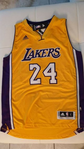 Kobe Bryant Autographed Adidas Los Angeles Lakers Adidas Swingman Jersey