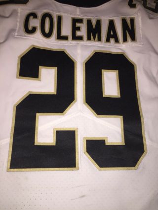 Nike Orleans Saints Game Worn Issued Jersey 2018 Season Coleman Ohio State 10