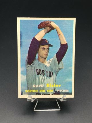 1957 Topps Baseball Dave Sisler Ex/ex - Mt 56 Boston Red Sox