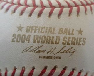 2004 World Series St Louis Cardinals Tony Larussa Autographed Ball (w/ 10),  JSA 2