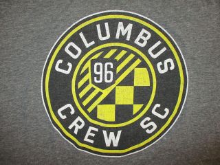 Columbus Crew T Shirt Soccer Football Club Mls Adidas Softest Rayon Triblend Sm