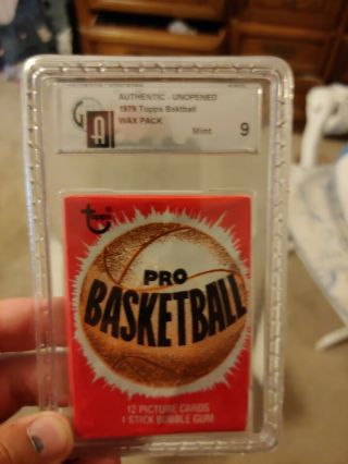 1979 Topps Basketball Wax Pack - Gai 9