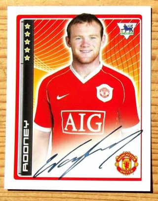 Manchester United Merlin Premier League 2007 No 294 Rooney