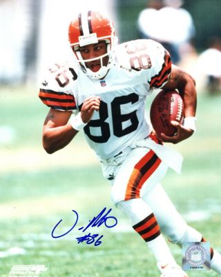 Dennis Northcutt Cleveland Browns Hand Signed Autographed 8x10 Photo