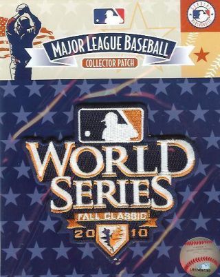 2010 World Series Embroidered Patch - San Francisco Giants Vs Texas Rangers