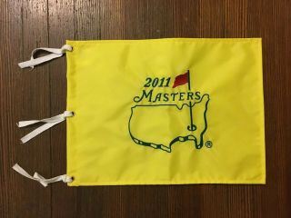 2011 Masters Golf Pin Flag Souvenir No Signature Spotless Pga Merch