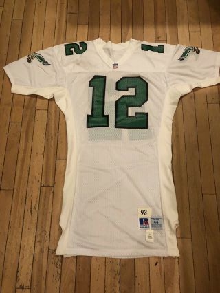1992 Randall Cunningham Philadelphia Eagles Russell Athletic Game Issued Jersey