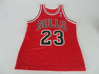 Michael Jordan Chicago Bulls Nba Champion Jersey Red Size 40