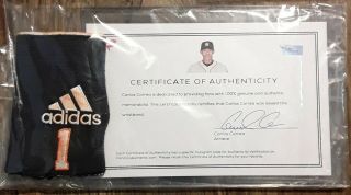 Carlos Correa Houston Astros Dirty Adidas Armband Signed Autograph On