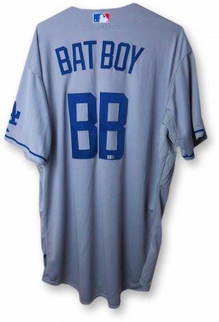 Bat Boy Team Issue Jersey Dodgers Road Gray 2015 Bb Mlb Size 48 Hz533441